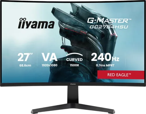Iiyama G-Master GC2784HSU-B1 - 27" CURVE FHD 240Hz VA 0,7ms HDR10 FreeSync Premium