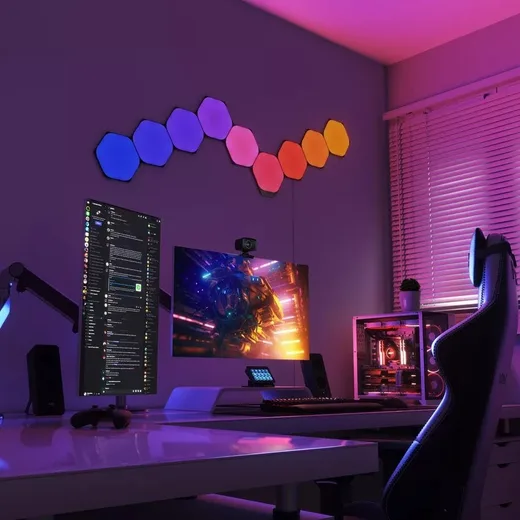 Nanoleaf Shapes Black Hexagons Starter Kit - 9 pièces, vue 6