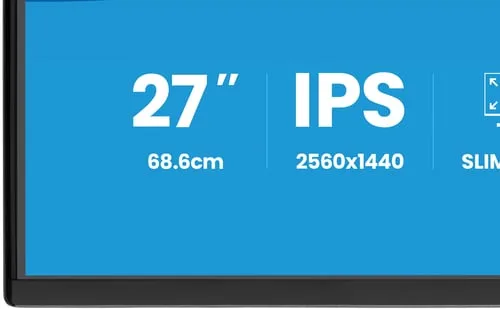 Iiyama Prolite XB2792QSU-B1 - 27" QHD 120Hz IPS 3ms Pivot Adaptive Sync FreeSync, vue 6