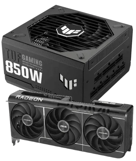 Asus PRIME 9070 16G EVO OC + TUF GAMING 850G
