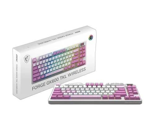 Forge GK600 TKL - Mécanique/Sans-Fil/RGB/Violet