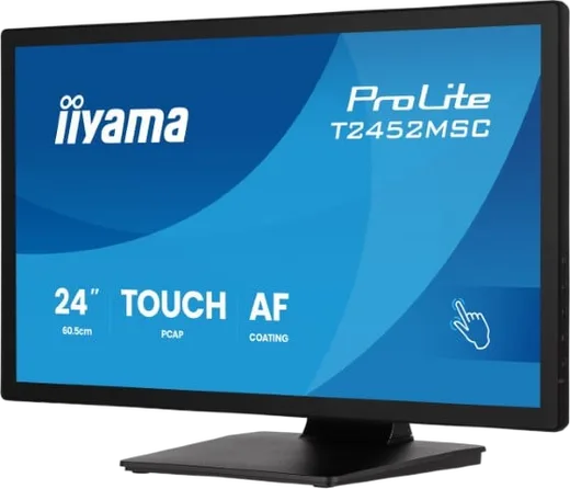 Iiyama Prolite T2452MSC-B2 - 24" FHD Tactile 120Hz IPS 5ms PCAP+, vue 5