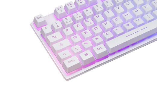The G-LAB Keyz Caesium TKL - Membrane - Filaire - RGB - Blanc, vue 7