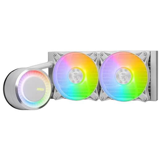 MSI MAG CORELIQUID E240 WHITE, vue 3