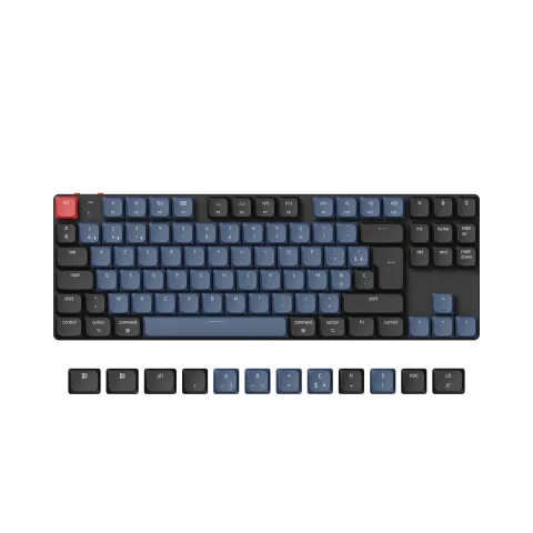 Keychron K1 PRO QMK RGB - Sans fil - 75% - Switch Marron, vue 2