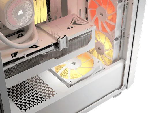 Corsair 3200D RS ARGB White - MT/Sans Alim/ATX, vue 10