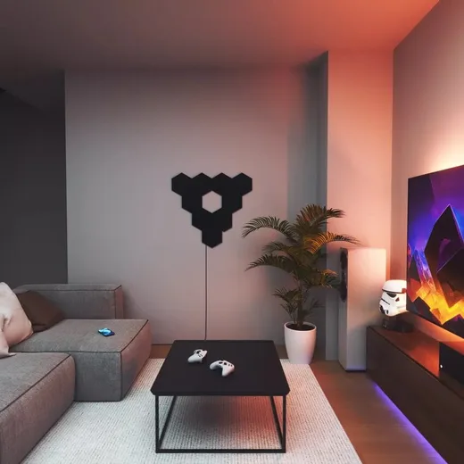 Nanoleaf Shapes Black Hexagons Pack Expansion - 3 pièces, vue 8