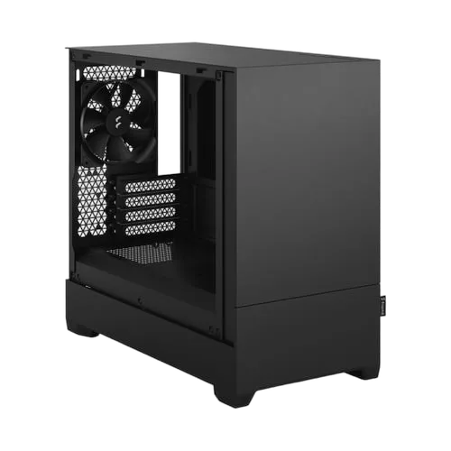 Fractal Design Pop Mini Silent Black Solid - mT/SansAlim/ITX, vue 8