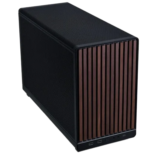 Lian-Li A3-mATX Wood Edition Noir - mT/SansAlim/mATX