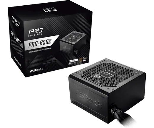 ASRock ATX 850W - 80+ Bronze - PRO-850B Noir