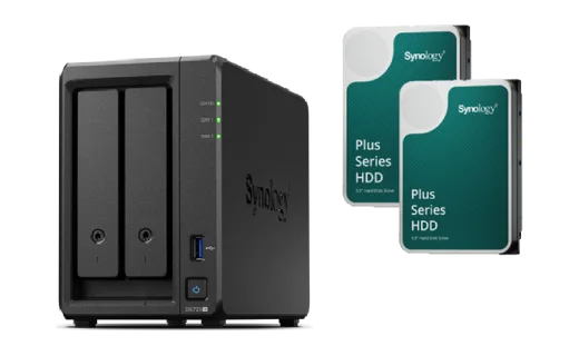 Synology DS723+ - 2 Baies avec 2 Disques de 8To