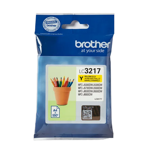 Compatible Brother Cartouche LC3217Y Jaune