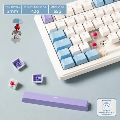 The G-LAB Keyz Elite 400 White Blue, vue 9