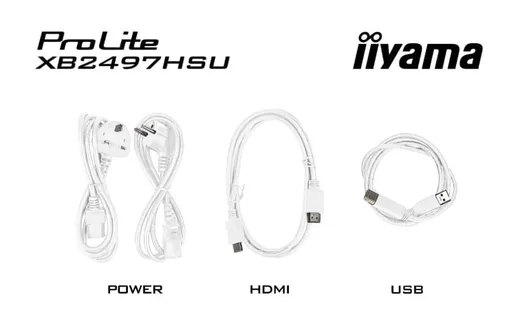 Iiyama XB2497HSU-W1 - 23.8" FHD 120Hz IPS Pivot HP Blanc, vue 13