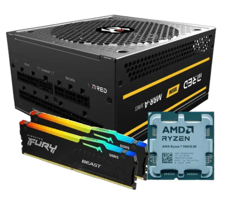 R7 9800X3D Tray+KF556C36BBEAK2-32+MRR-1050AG VP2