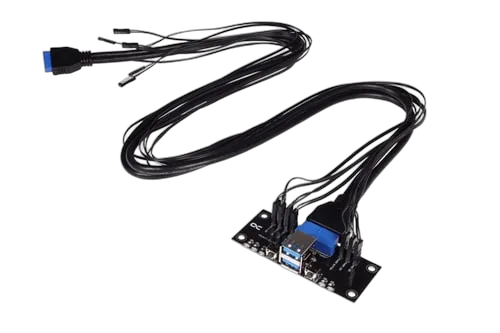 Alphacool Front I/O-Panel avec USB 3.0 pour Rack 1U, vue 4