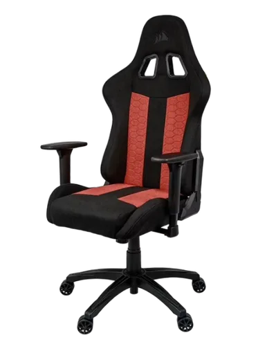 Corsair TC100 RELAXED Fabric - Noir et Rouge