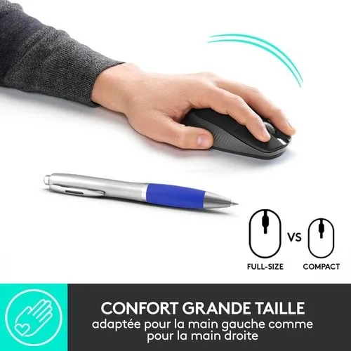 Logitech M190 - Sans-Fil - Gris Charbon, vue 5