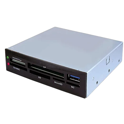 Connectland Lecteur Multicartes + USB3.0 en façade 3.5'', vue 1