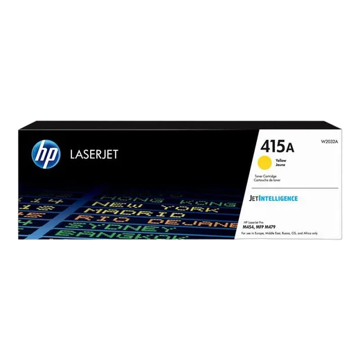 HP Toner jaune 415A 2100 pages - W2032A, vue 1