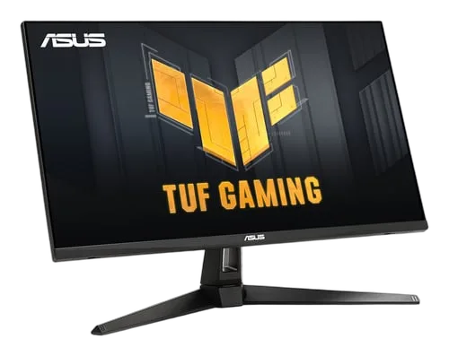 Asus TUF Gaming VG27AQM5A - 27" QHD 300Hz Fast IPS 1ms HDR FreeSync Premium Compatible G-Sync Adapt.Sync, vue 3