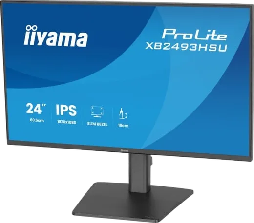 Iiyama XB2493HSU-B1 - 23.8" FHD 120Hz IPS Pied réglable Pivot, vue 5