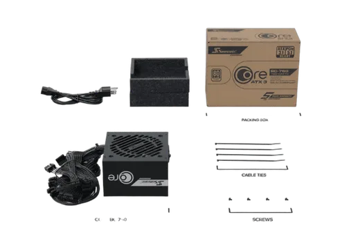 Seasonic ATX 750W - 80+ Bronze - Core BC-750 Noir
