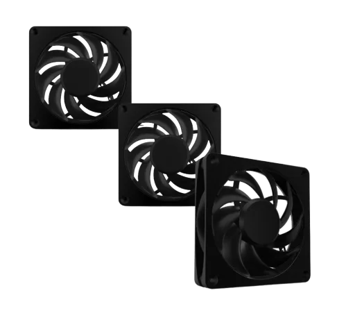 Alphacool Apex Stealth Metal 120mm - 2000rpm Noir Pack de 3