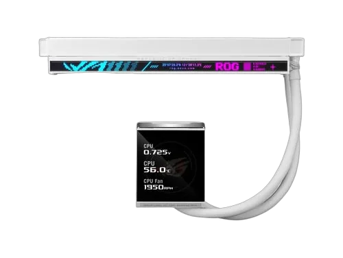 Asus ROG Strix LC IV 360 ARGB LCD - 360mm - Blanc, vue 5