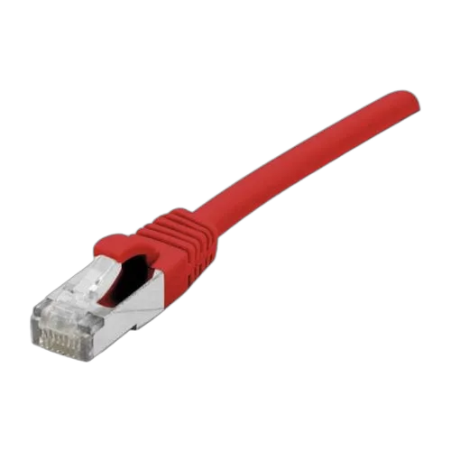Dexlan Cable Cat.6A S/FTP LS0H Rouge Snagless - 0.5m, vue 1