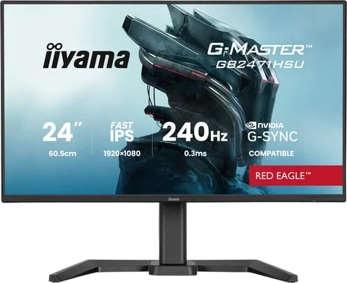 Iiyama GB2471HSU-B1 - 23.8" FHD 240Hz Fast-IPS 0.3ms USB-C G-SYNC
