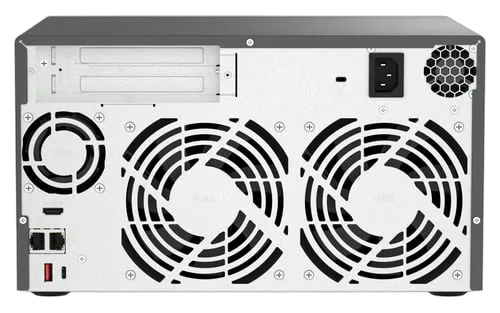Qnap TVS-H874X-I9-64G - 8 HDD, vue 8