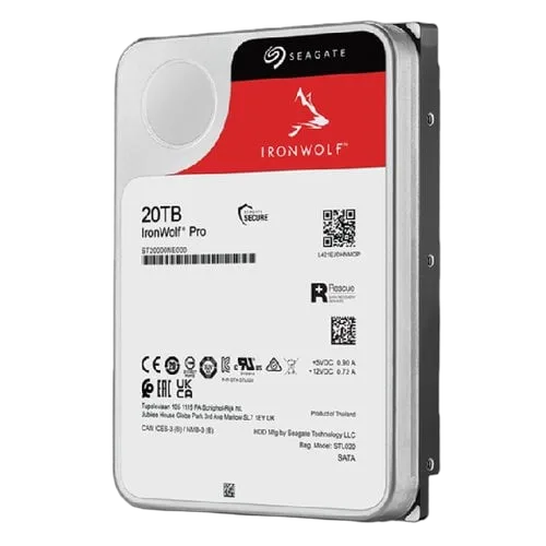 Seagate 20To IronWolf PRO SATA III 512Mo - ST20000NT001, vue 5