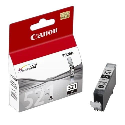 Canon Cartouche CLI-521BK Noir, vue 1