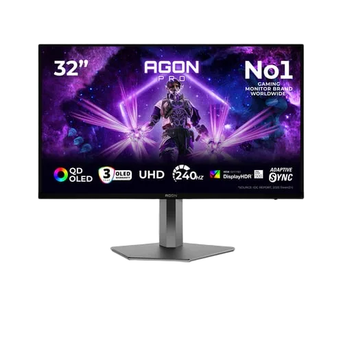 AOC AGON Pro AG326UZD2 - 31.5" OLED 4K 240Hz 0,03ms Pivot Adaptive Sync