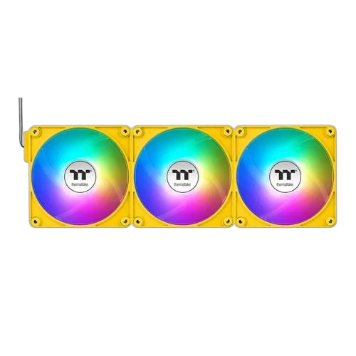 Thermaltake CT120 EX ARGB (Pack de 3x120mm) - Jaune
