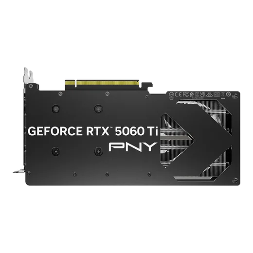 PNY Nvidia GeForce RTX 5060 Ti 8G OC, vue 8