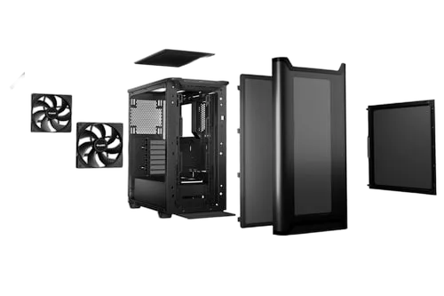 be quiet! PURE BASE 501 Airflow Window Black - MT/Sans Alim/ATX