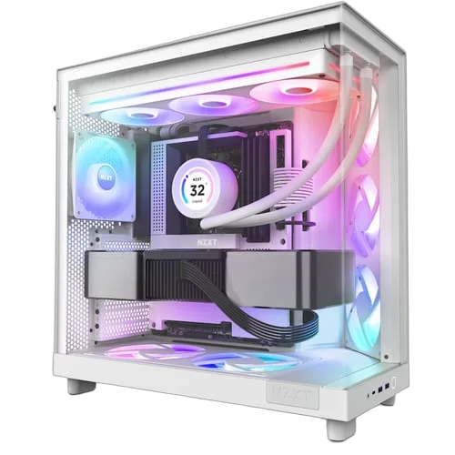 NZXT F360 RGB Core Fan (Single Frame) - Blanc, vue 5