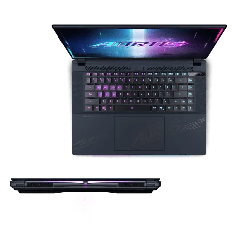 Gigabyte AORUS MASTER 16 BXHC4FRE64SP - 16" QHD+ OLED 240Hz Core Ultra 9 275HX RTX 5070Ti 32Go 1To W11P, vue 6