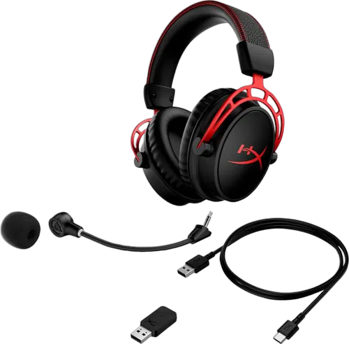 HyperX Cloud Alpha Wireless - Noir/Rouge, vue 6