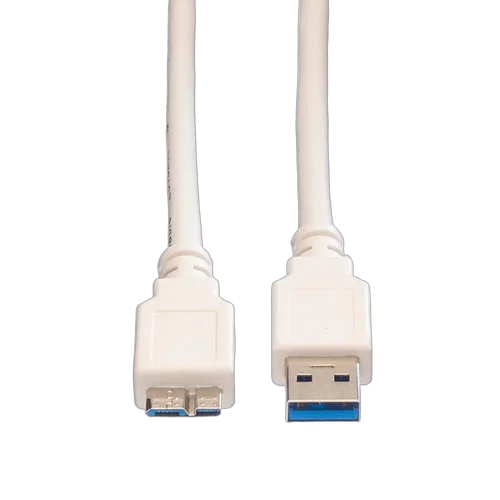 VALUE Câble USB 3.2 Gen1 - Micro USB 3 - 0.8m, vue 3