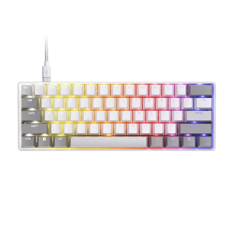 Corsair Clipper Pro Mini 60% - Magnétique - Filaire - RGB - Blanc, vue 3