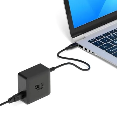 Port Alimentation GaN 65W pour DELL - 2 embouts - Noir, vue 4