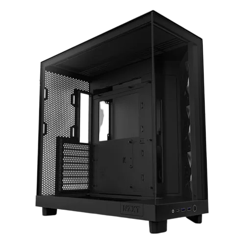 NZXT H6 Flow RGB Noir - MT/Sans alim/ATX