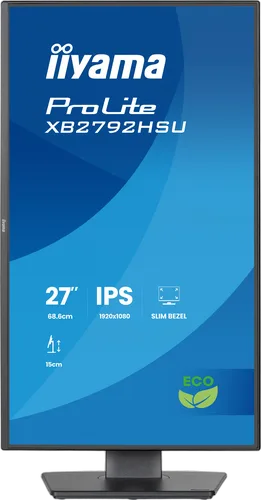 Iiyama XB2792HSU-B1 - 27" FHD 120Hz IPS classe énergétique B et pied réglable en hauteur, vue 2