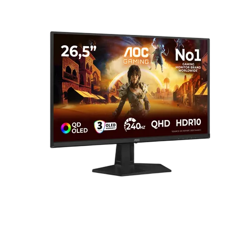 AOC Q27G41ZDF - 27" QD-OLED QHD 240Hz 0.03ms Adaptive Sync, vue 2