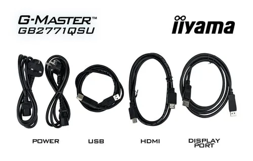 Iiyama G-Master GB2771QSU-B1 - 27" WQHD 200Hz Fast IPS 0.5ms avec Pivot G-Sync Adaptive Sync-Seconde Vie-Tr, vue 12