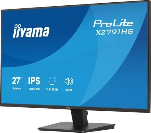 Iiyama Prolite X2791HS-B1 - 27" FHD 120Hz IPS 1ms Adaptive Sync