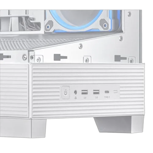 Asus Prime A31 PLUS TG ARGB Blanc - MT/Sans Alim/ATX, vue 6